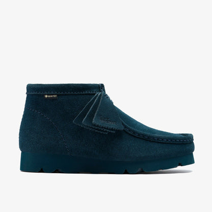 Wallabee Boot GORE-TEX Dark Teal Suede | Clarks outlet