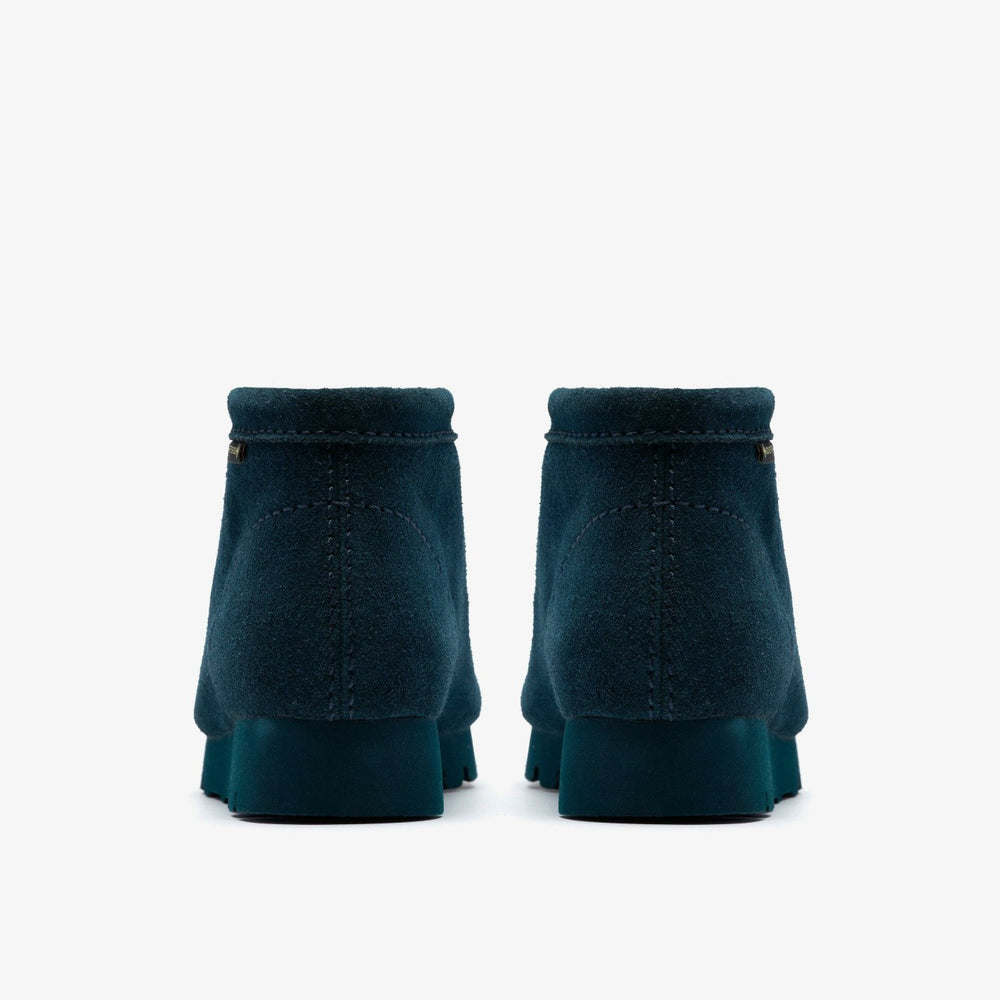 Wallabee Boot GORE-TEX Dark Teal Suede | Clarks outlet
