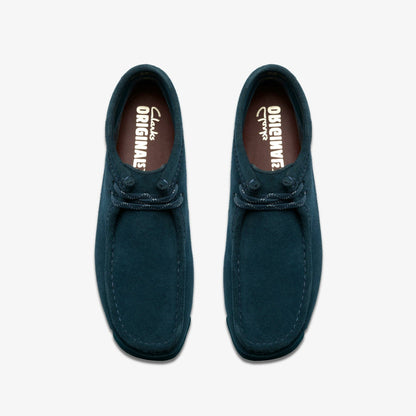 Wallabee Boot GORE-TEX Dark Teal Suede | Clarks outlet