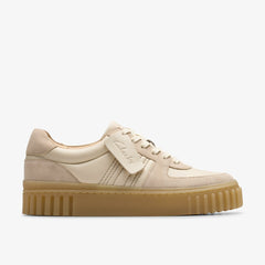 Mayhill Lace Sand Combination Leather | Clarks discount