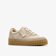 Mayhill Lace Sand Combination Leather | Clarks discount