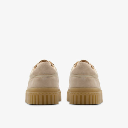 Mayhill Lace Sand Combination Leather | Clarks discount