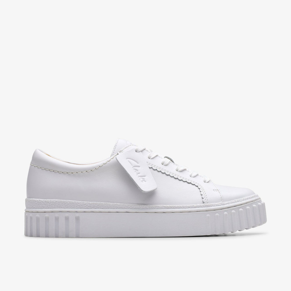 Mayhill Walk White Leather | Clarks Sale