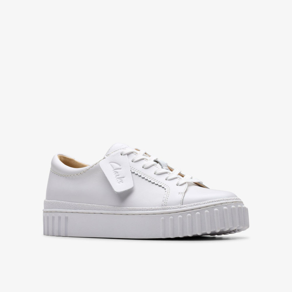 Mayhill Walk White Leather | Clarks Sale