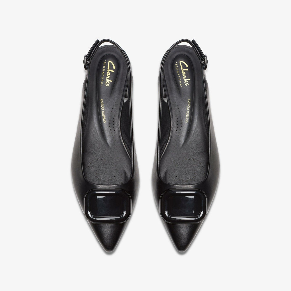 Sensa 15 Trim Black Leather | Clarks outlet