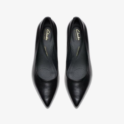 Zarey Court Black Leather | Clarks on Sale