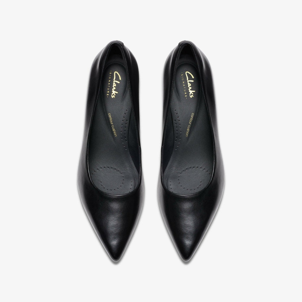 Zarey Court Black Leather | Clarks on Sale