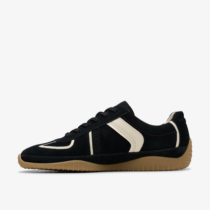 Meridor Lo Black Combination Suede | Clarks online