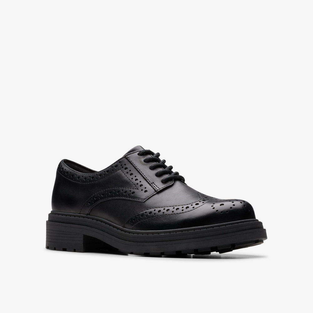 Orinoco3 Derby Black Leather | Clarks discount