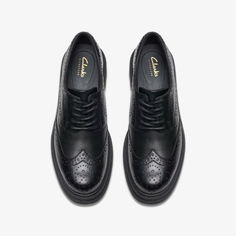 Orinoco3 Derby Black Leather | Clarks discount
