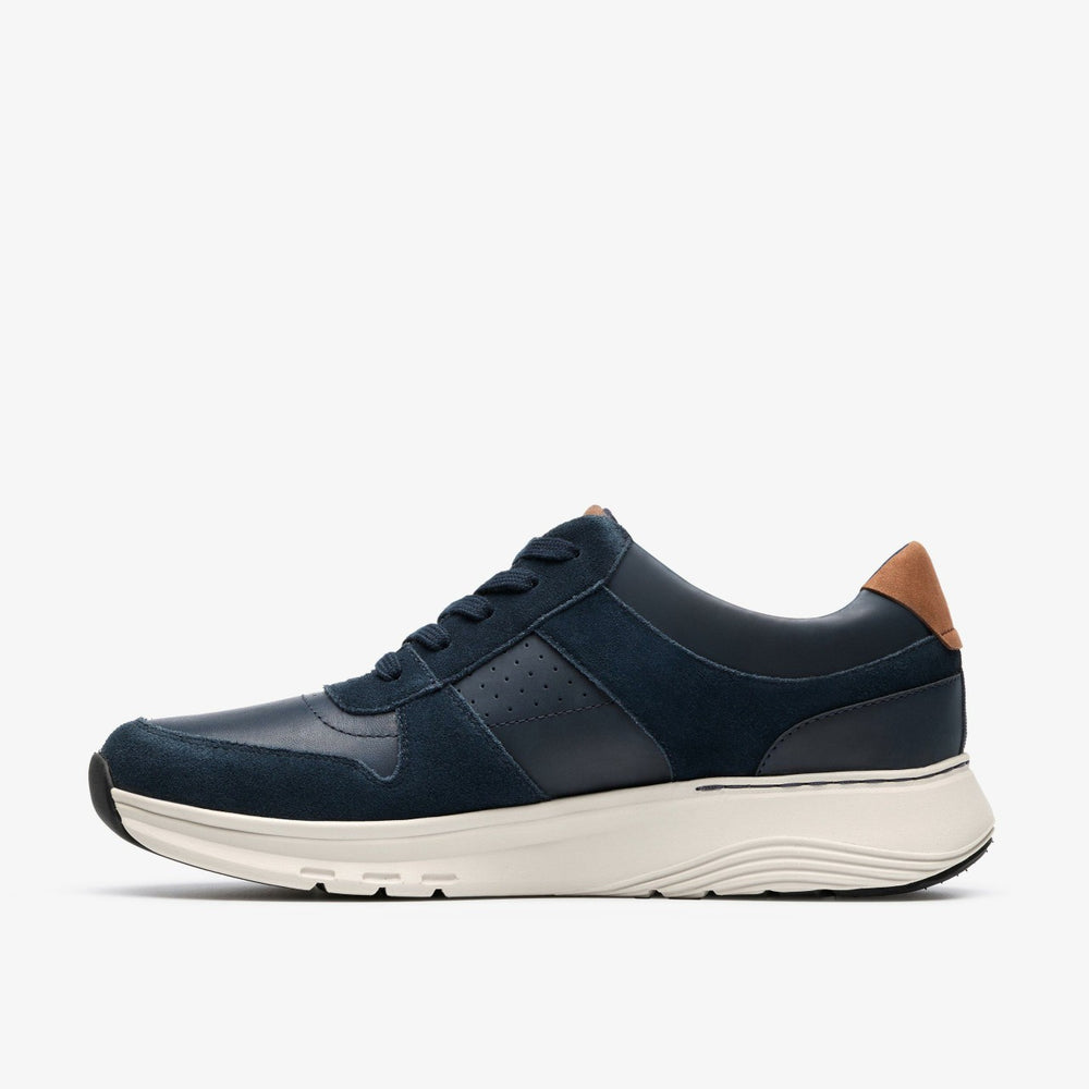 Motion Trek Go Navy Combination | Clarks outlet