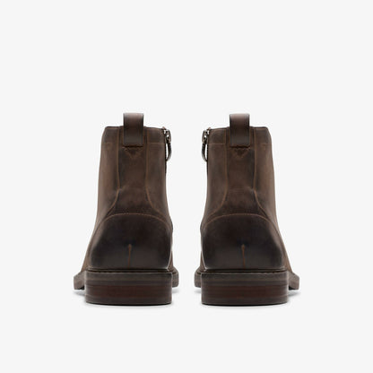 Aldwin Cap Brown Leather | Clarks for sale