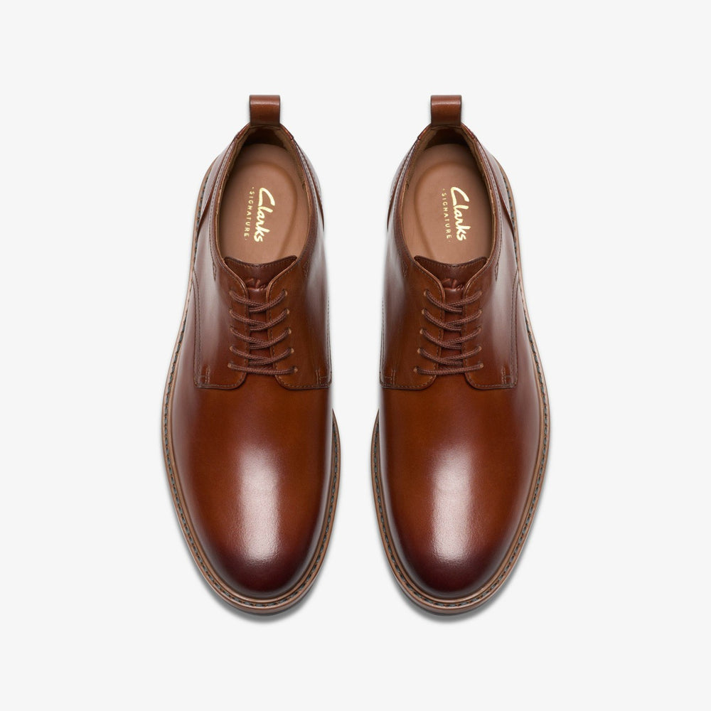 Aldwin Lace Tan Leather | Clarks online