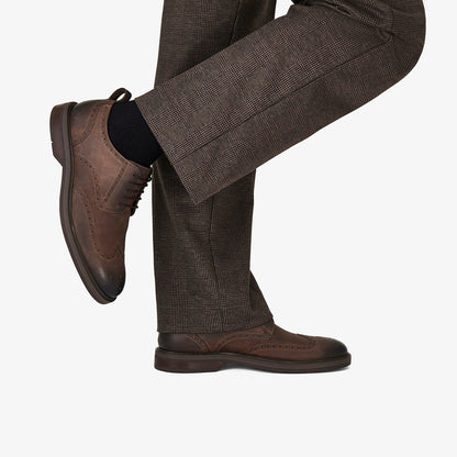 Aldwin Limit Brogue Brown Leather | Clarks for sale