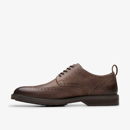 Aldwin Limit Brogue Brown Leather | Clarks for sale