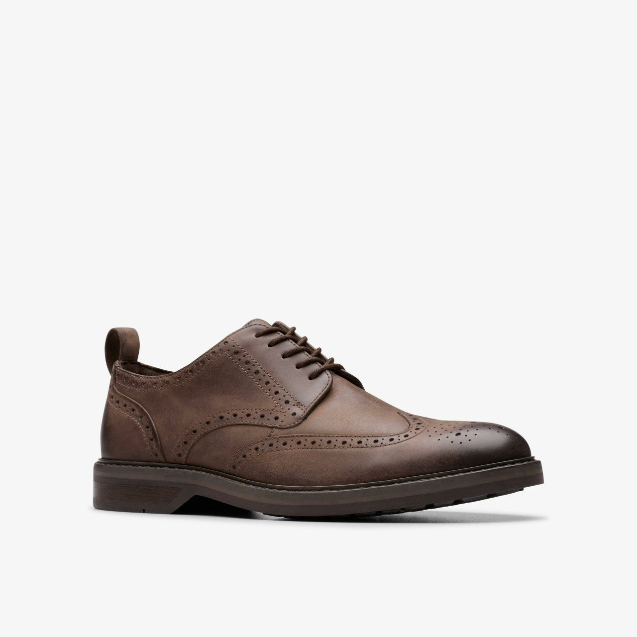 Aldwin Limit Brogue Brown Leather | Clarks for sale