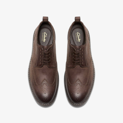 Aldwin Limit Brogue Brown Leather | Clarks for sale