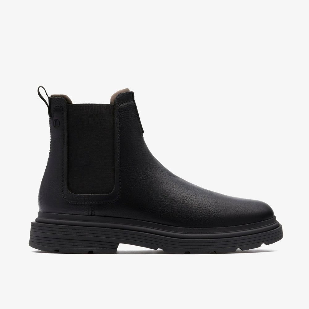 Badbury Easy Black Leather | Clarks discount