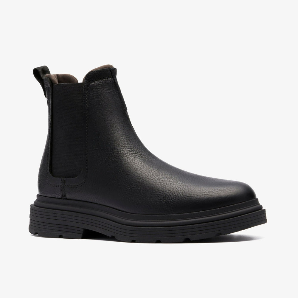 Badbury Easy Black Leather | Clarks discount