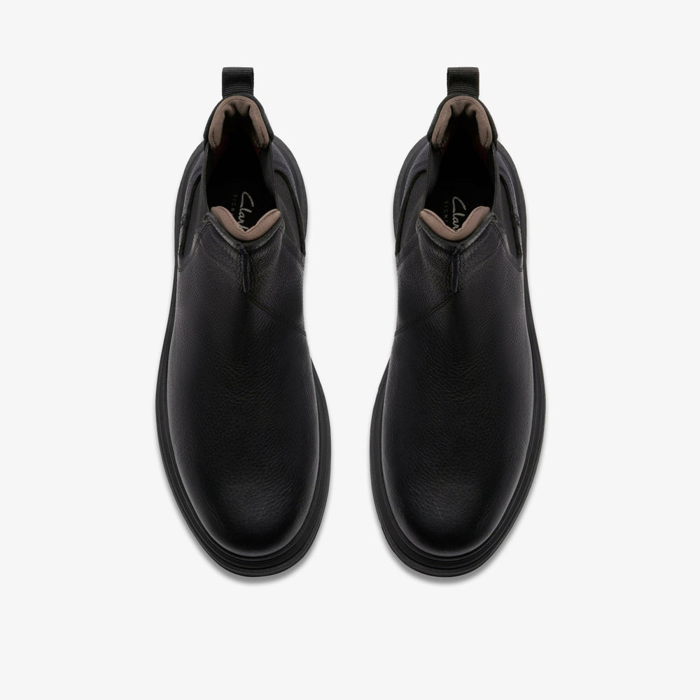 Badbury Easy Black Leather | Clarks discount