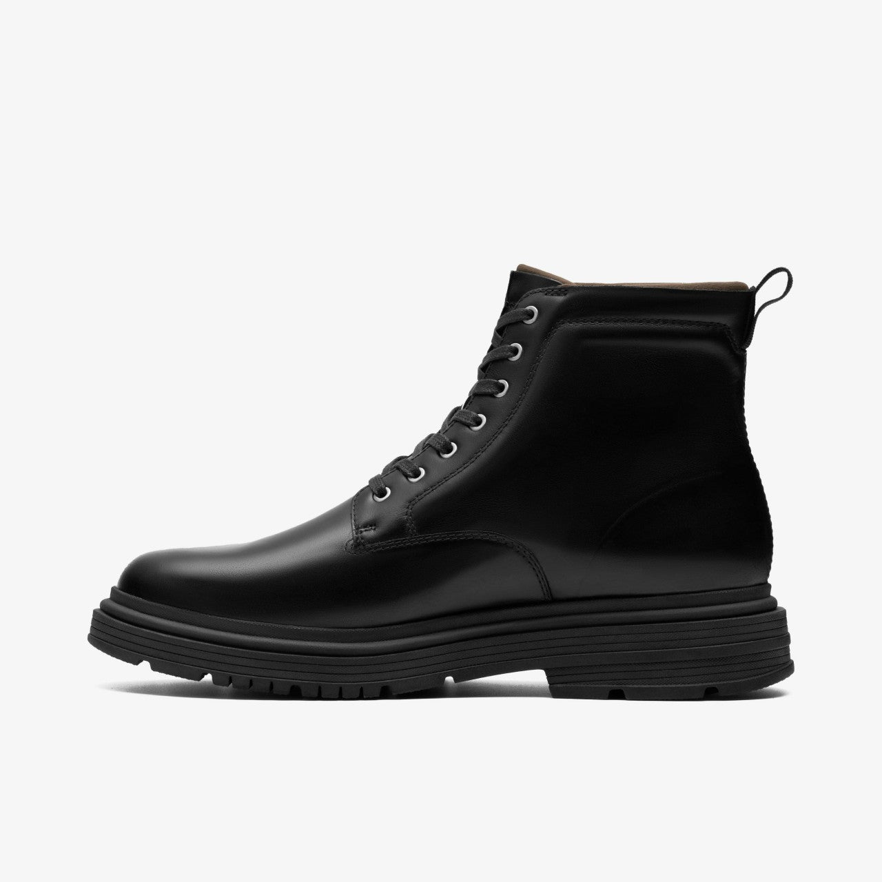 Badbury Hi Waterproof Black Warmlined Leather | Clarks online