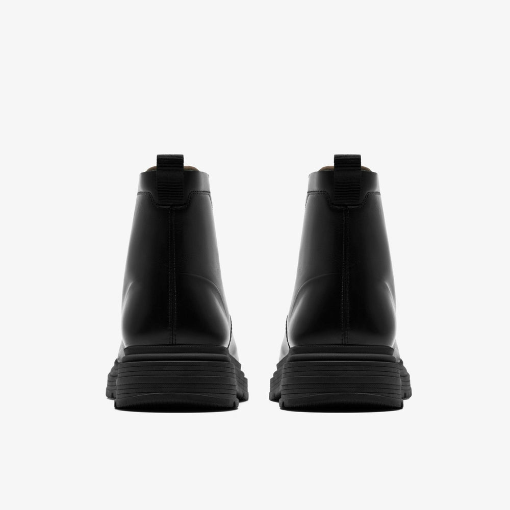 Badbury Hi Waterproof Black Warmlined Leather | Clarks online