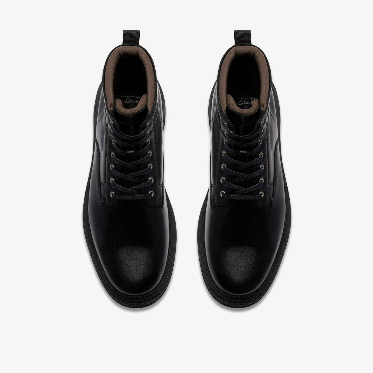 Badbury Hi Waterproof Black Warmlined Leather | Clarks online