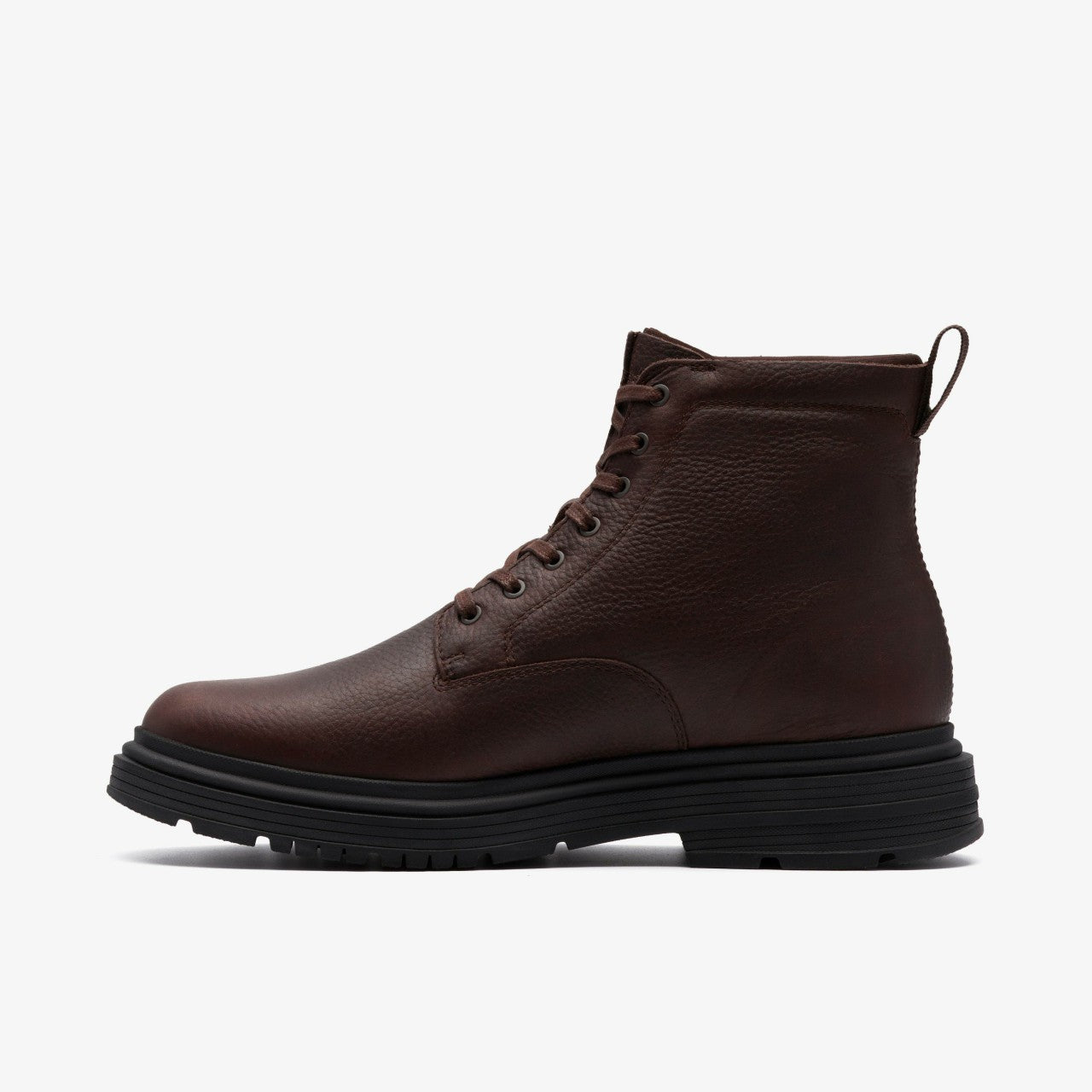 Badbury Hi Waterproof Brown Warmlined Leather | Clarks discount