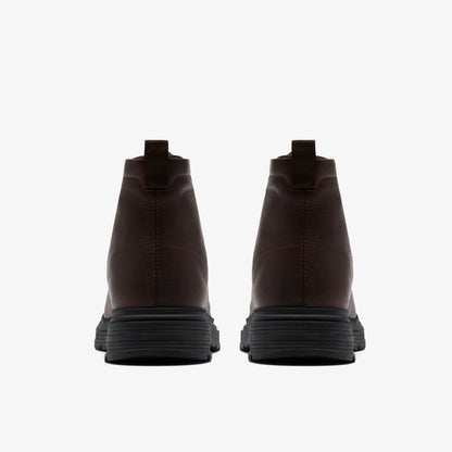 Badbury Hi Waterproof Brown Warmlined Leather | Clarks discount
