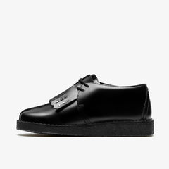 Desert Trek Black Hi Shine Leather | Clarks for sale