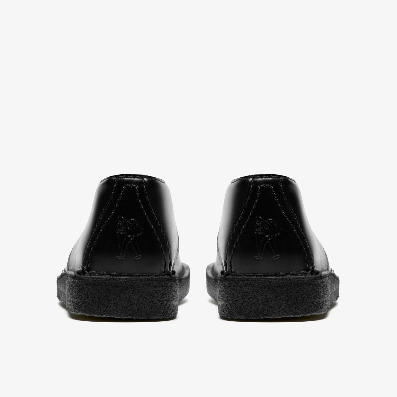 Desert Trek Black Hi Shine Leather | Clarks for sale