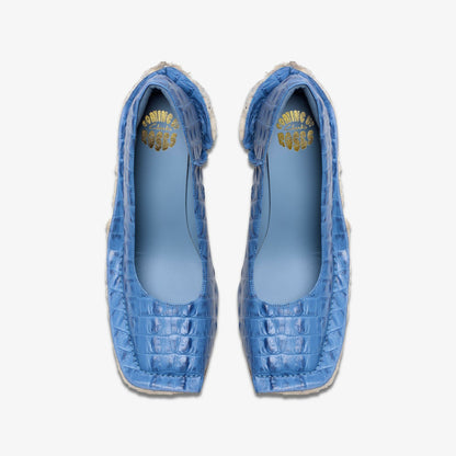 Martine Rose Heel Womens Blue Leather | Clarks on Sale