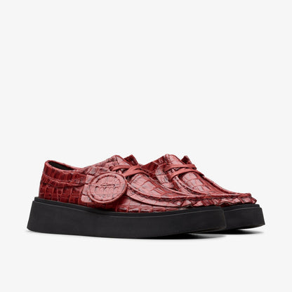 Martine Rose Torview Womens Burgundy Leather | Clarks Sale