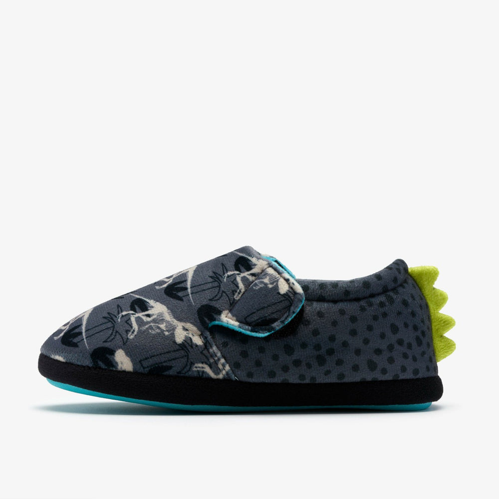 Fluffy Snug Kid Dark Grey Interest | Clarks online