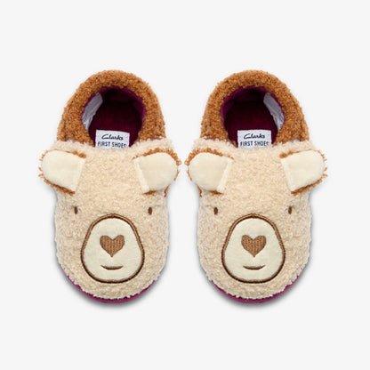Fluffy Snug Toddler Cream Teddy | Clarks online