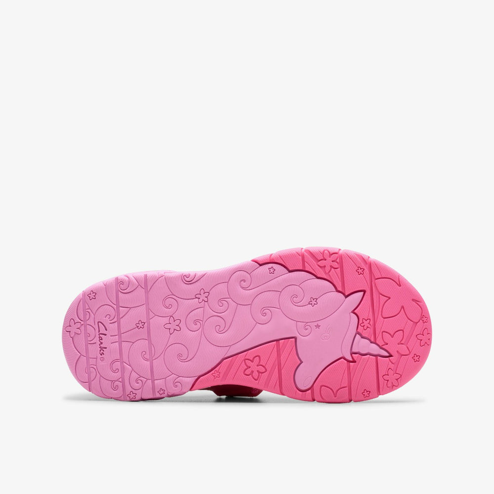Tidal Shell Kid Pink | Clarks online