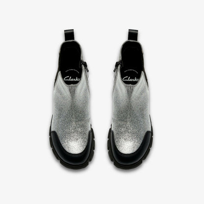Evyn Chelsea Kid Silver Patent | Clarks online