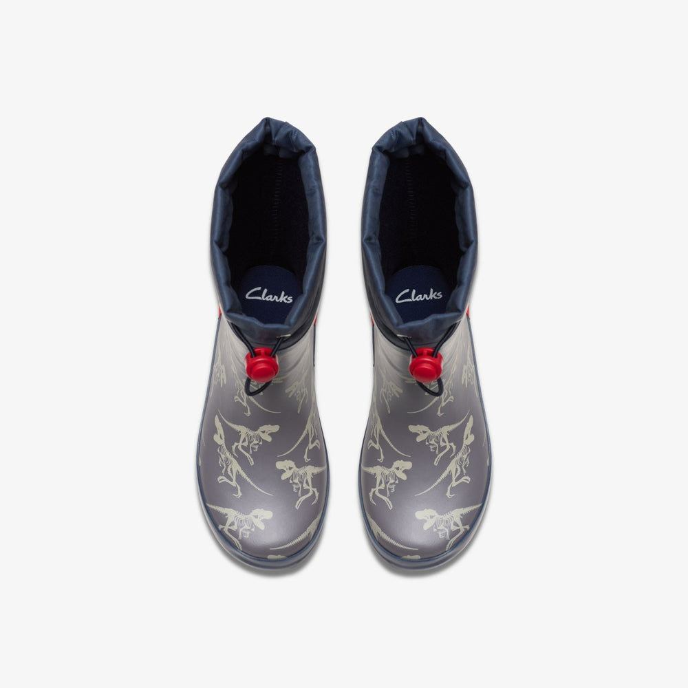Tarri Race Kid Grey Combination | Clarks for sale
