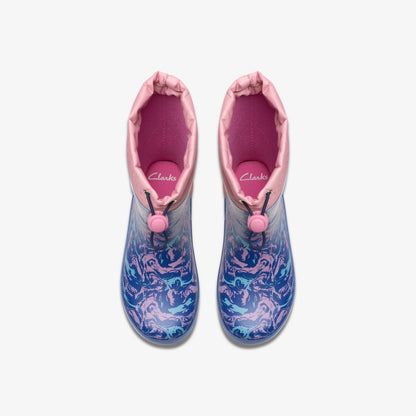Tarri Race Kid Blue Combination | Clarks Sale