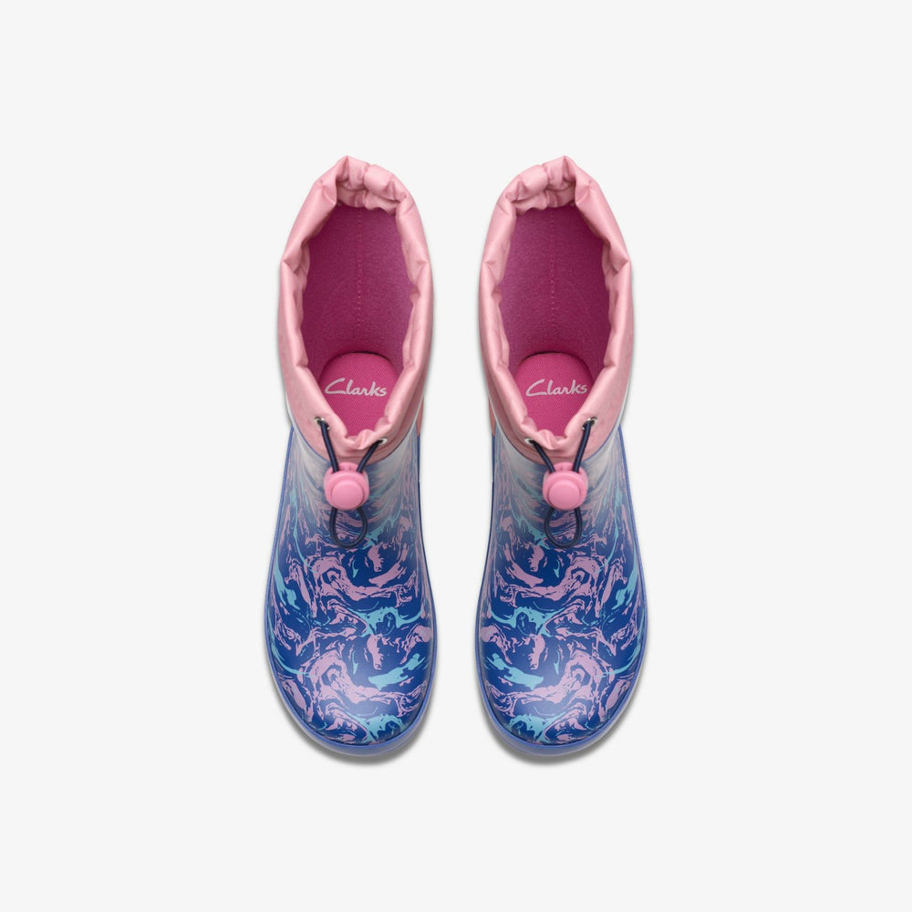 Tarri Race Kid Blue Combination | Clarks Sale