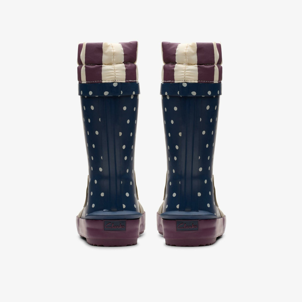 Tarri Race Toddler Navy Combination | Clarks discount