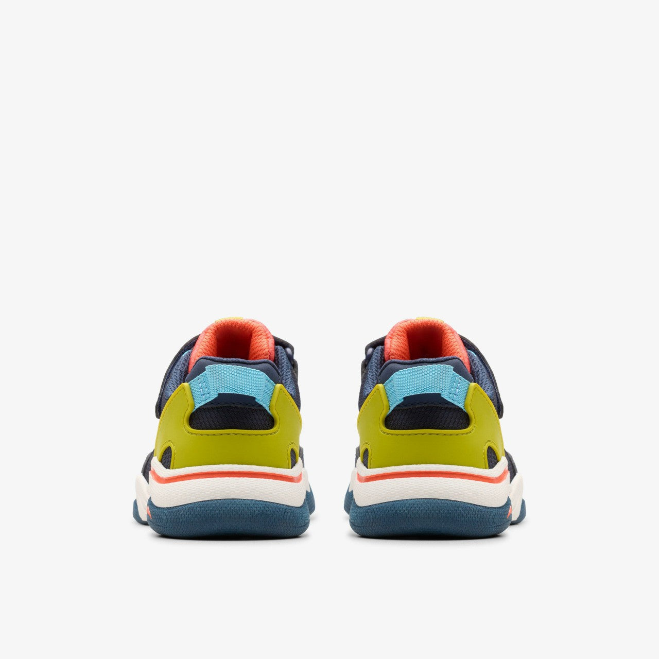 Feather Track Kid Navy Combination | Clarks for sale