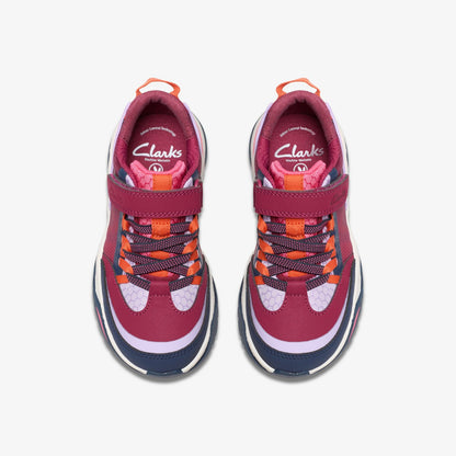 Feather Track Kid Berry Combination | Clarks Sale