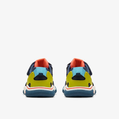 Feather Track Toddler Navy Combination | Clarks on Sale