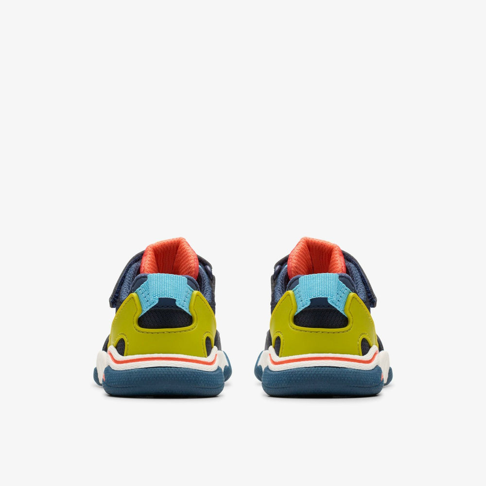 Feather Track Toddler Navy Combination | Clarks on Sale