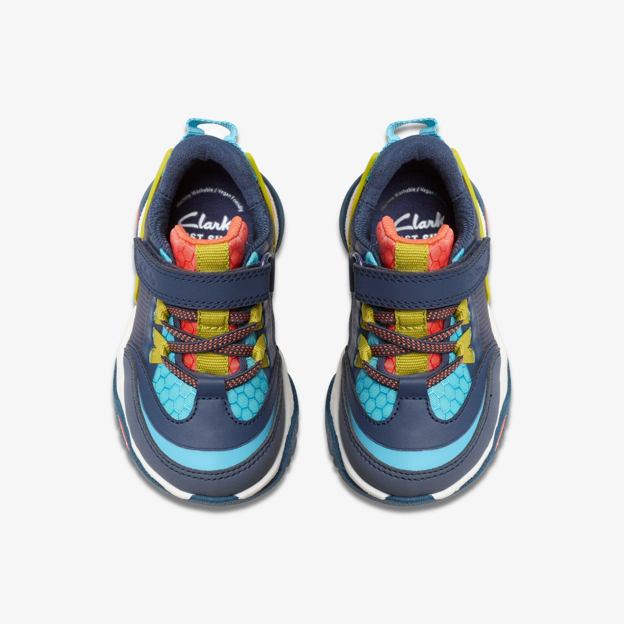 Feather Track Toddler Navy Combination | Clarks on Sale