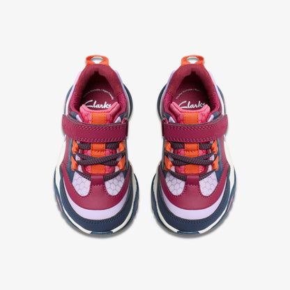 Feather Track Toddler Berry Combination | Clarks online