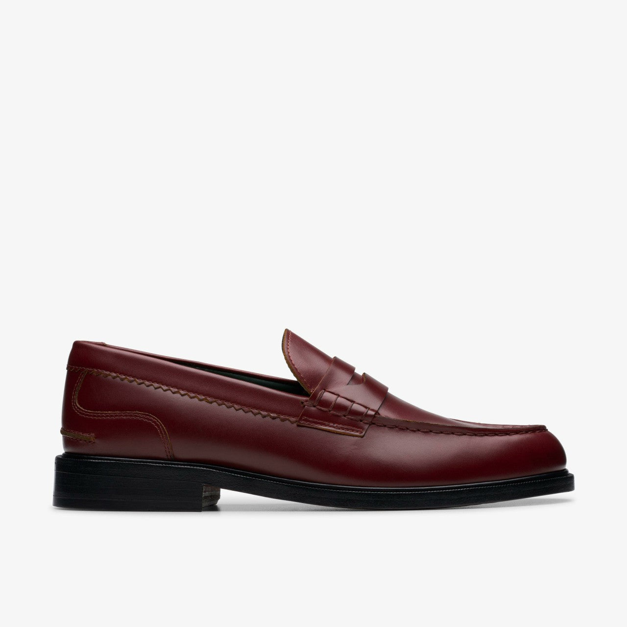 Craft James Lo Loafer Wine Leather | Clarks Sale