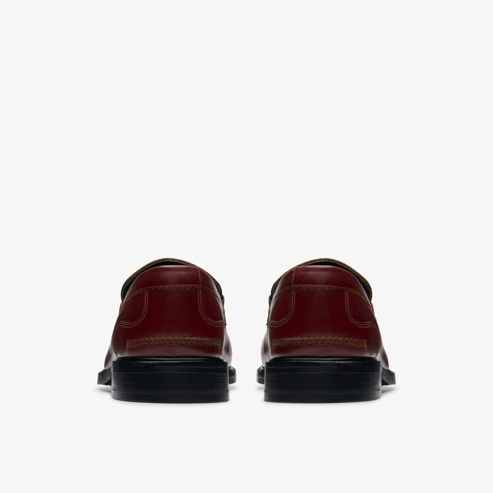 Craft James Lo Loafer Wine Leather | Clarks Sale