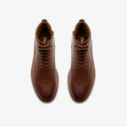 Newford Lace Boot Mid Tan Leather | Clarks Sale